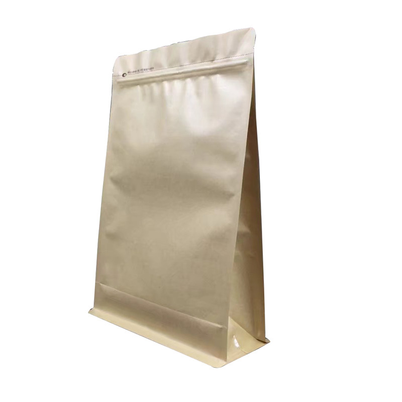 牛皮纸八边封袋食品自封包装袋 红枣瓜子干果塑料礼品袋批发定制