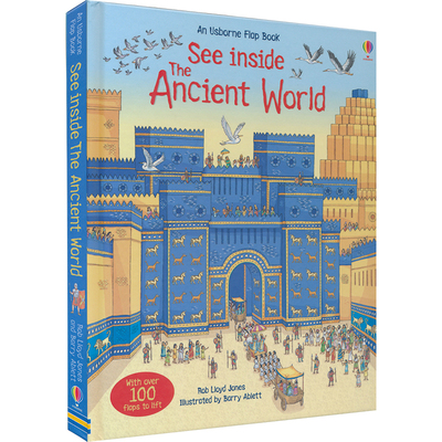 Usborne See Inside The Ancient World 尤斯伯恩 古代世界 看里面百科翻翻书儿童科普青少年英语课外知识读物 英文原版进口图书