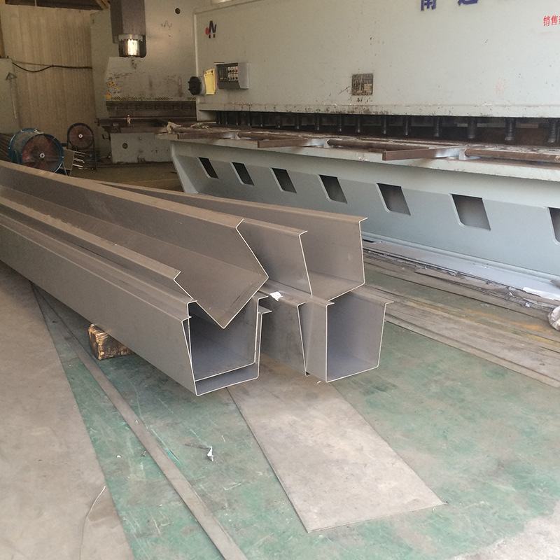 制作201/304不锈钢天沟厂房屋顶排水U型水槽折弯加工现货供应