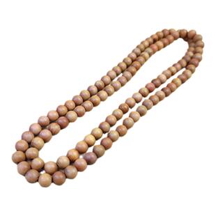 枣木手链108颗文玩手串雷震老枣树老料雕刻佛珠随身护身雷击原木