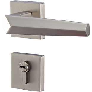 德国KABO门锁室内卧室静音北欧门锁现代简约实木房门锁家用分体锁