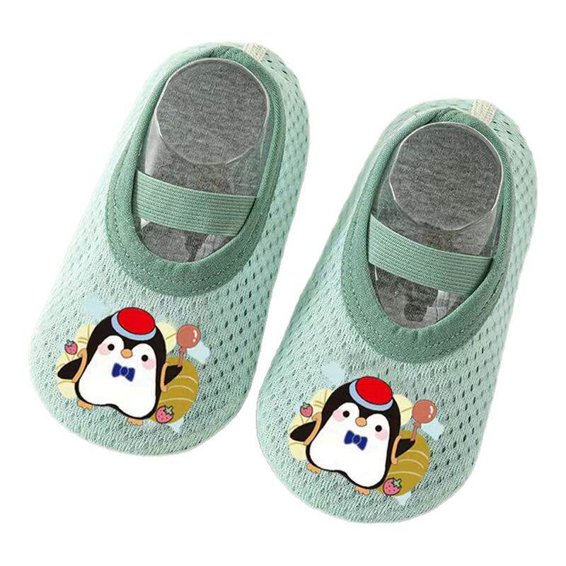 夏季婴儿网眼软底防滑学步袜鞋