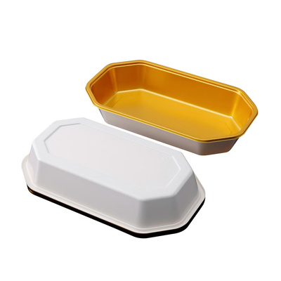 2313船型一次性金色水果打包托盘