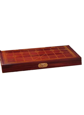 可折叠棋盘实木雕刻赠送棋子红木