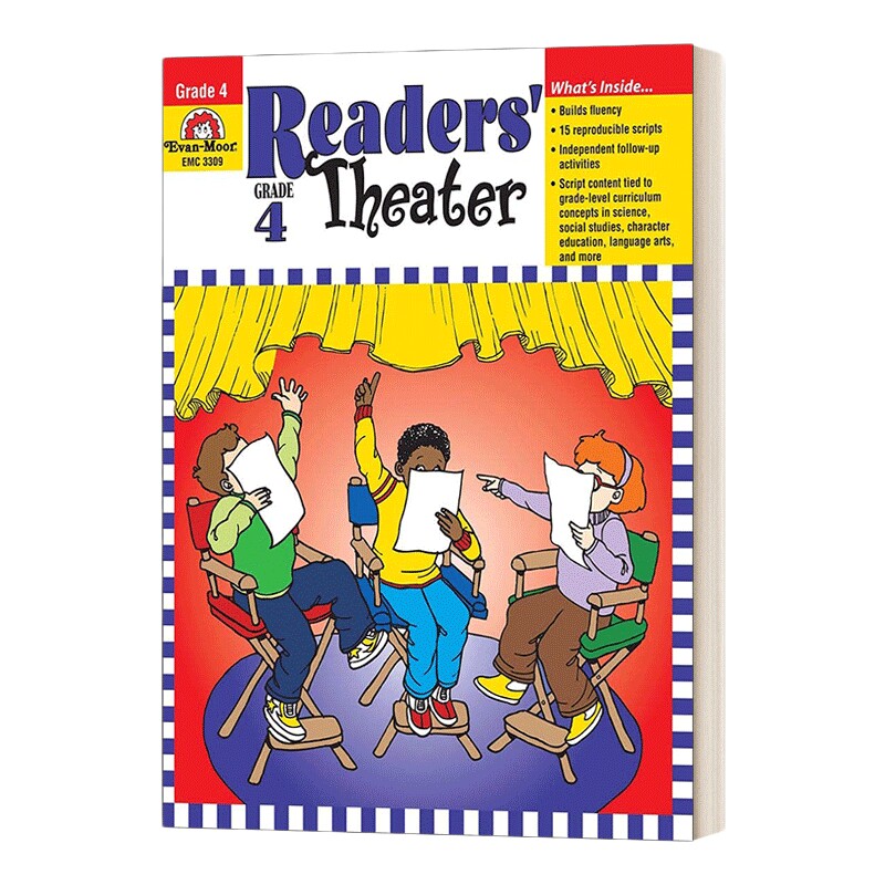 英文原版 Readers' Theater Grade 4 小读者大剧场话剧编排练习 四年级 英文版 进口英语原版书籍儿童全英语书