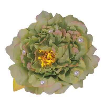 唐风诃子裙绢花头饰汉服花朵古风