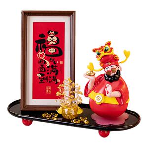财神爷摆件玄关装饰招财乔迁礼品
