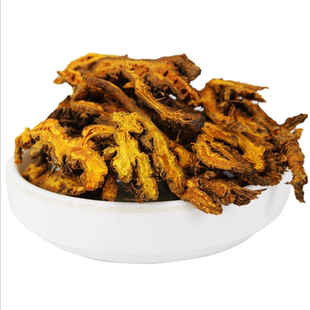 黄连中药材店铺鸡爪黄连片 黄莲粉500g包邮黄连茶正品中草药大全