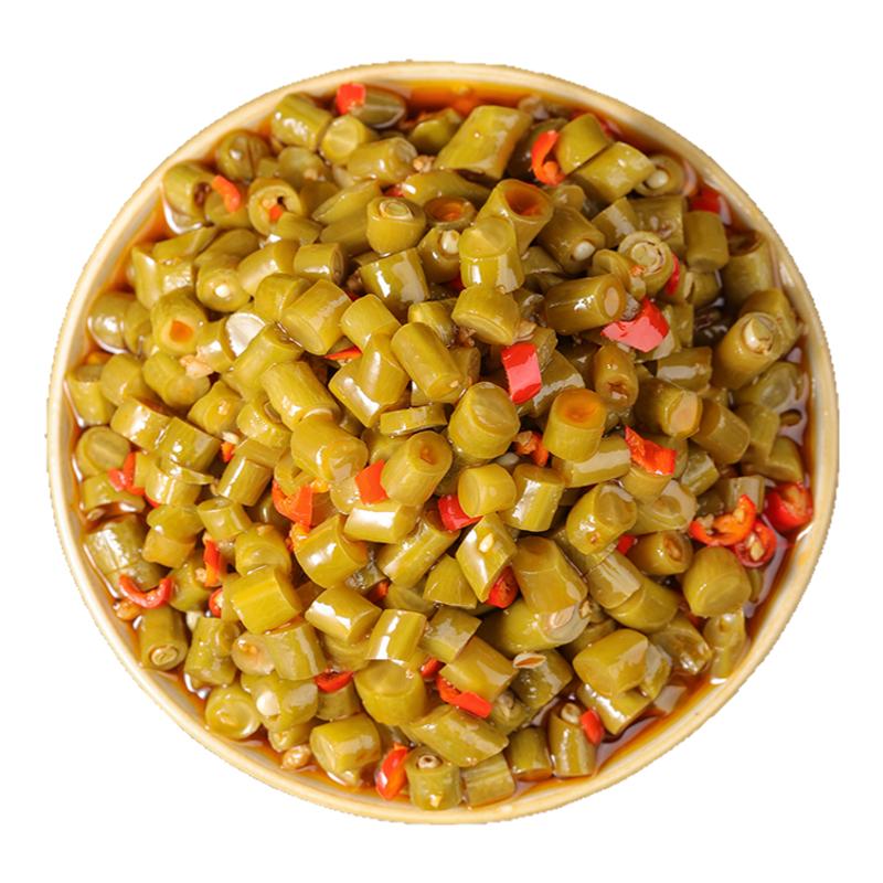 湖南开味下饭拌面鲜脆酸豆角280g农家湘菜开瓶即食泡菜咸腌菜酱菜