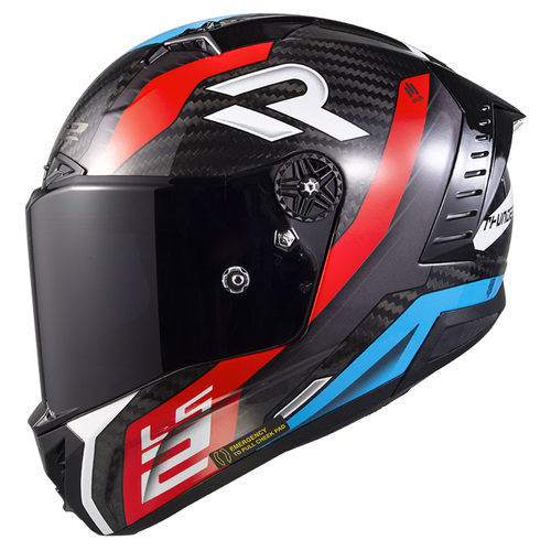 LS2碳纤维摩托车头盔男女机车赛车全盔赛盔四季通用夏雷霆奉FF805