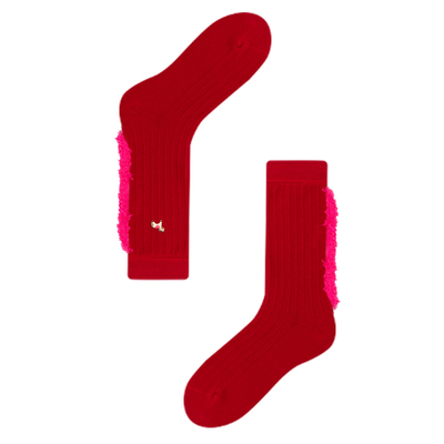 AR袜子女马年本命年中筒袜