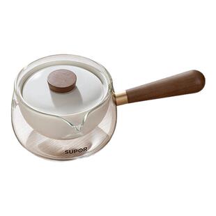 苏泊尔玻璃茶壶高硼硅泡茶壶悬浮茶胆煮茶壶大容量茶水分离侧把壶