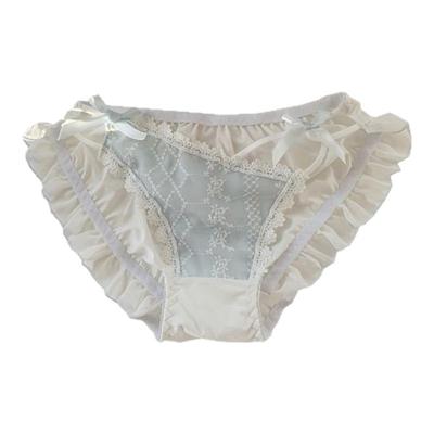 甜美风纯欲镂空细带内裤女