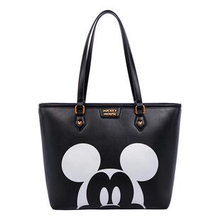 麦斯卡×迪士尼正品托特包包女2026新款大容量百搭大学生上课单肩