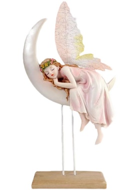 欧式风田园月亮公主情侣装饰品