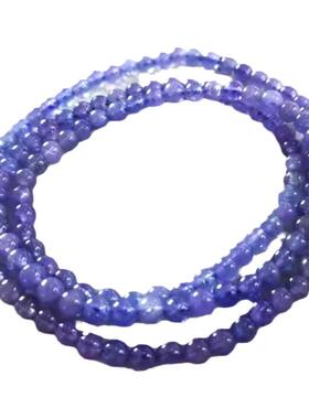 天然坦桑石手串手链裸石女款原石