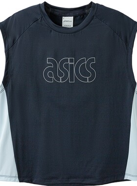 ASICS/亚瑟士儿童26年速吸湿速干无袖宽松T恤轻盈凉感运动透气