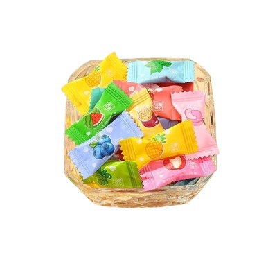 维c薄荷糖无糖糖果高颜值清新口气水果味招待糖多种清凉商用散装