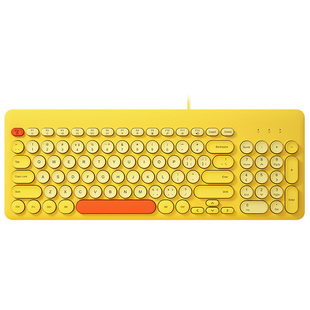 BOW航世笔记本电脑无线USB键盘鼠标套装可爱女生无声静音办公家用