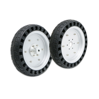 蜂窝主动轮无人车轮工业级抱紧式