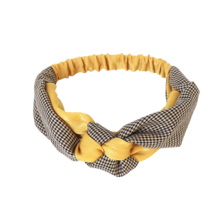 韩国布艺头饰千鸟格子发带女头巾发箍发卡网红同款发窟成人头箍新