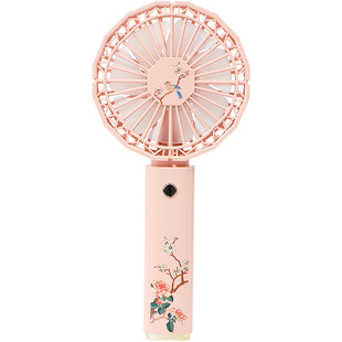 Miniso名创优品故宫宫廷手持迷你小风扇静音usb复古国潮夏季便携