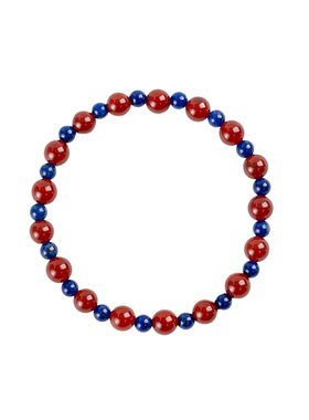 【智慧红火】南红青金石手串范李李聪慧热情新年女款手链