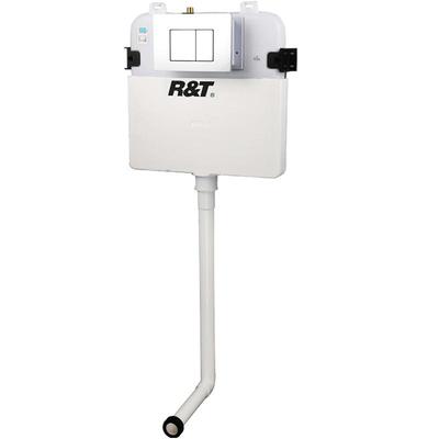 瑞尔特隐藏式冲水箱入墙式蹲便器