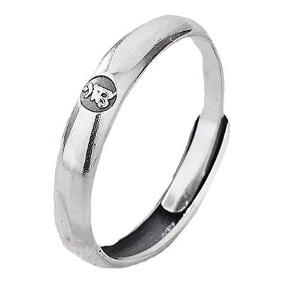 男女款S925纯银守护神戒指