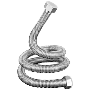 1寸加厚304不锈钢波纹管进水管热水器水泵管道冷热金属软管dn25