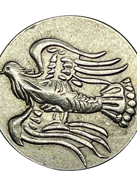 古希腊饰品硬币项链白铜古币吊坠