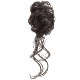 龙须丸子头假发抓夹温柔侧扎千金盘发神器蓬松增量仿真发包花苞头