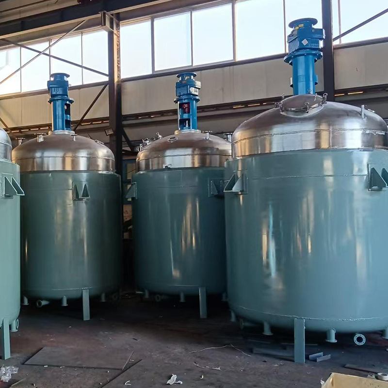 反应釜不锈钢反应釜搪玻璃反应釜液体真空搅拌罐电加热反应釜