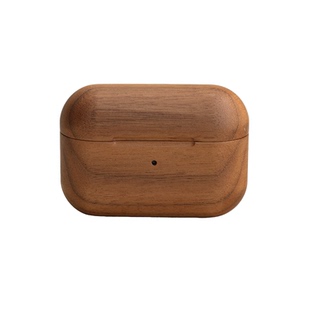 木质耳机壳适用苹果airpodspro3 airpods4/3保护套简约高级小众Airpods5代质感胡桃木紫光檀耳机壳送礼推荐