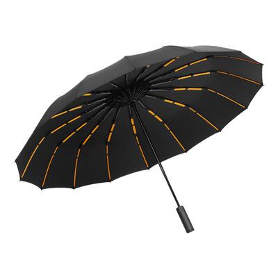 130CM自动雨伞加大加厚加固折叠抗风超大号雨伞男士晴雨两用伞女