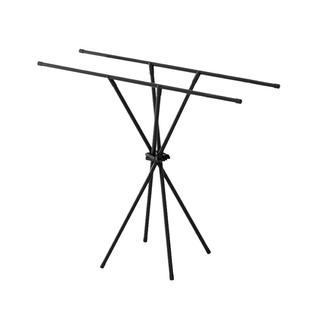 铁艺折叠晾衣架收束落地卧室阳台家用架子挂衣架杆晒被子神器