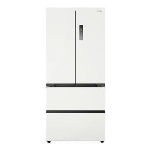 【双系统】美的508超薄零嵌入法式双开四门大容量家用电冰箱无霜