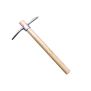 不锈钢十字镐小洋镐户外纯钢农具挖树根羊镐锄头小镐头便携冰镐