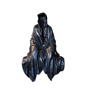 “无聊了放个神秘黑衣人”桌面摆件暗黑系卡通摆件送朋友创意礼物