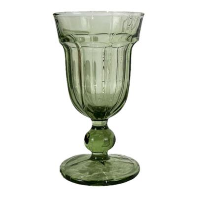 中古色料外贸尾单瑕疵玻璃高脚杯