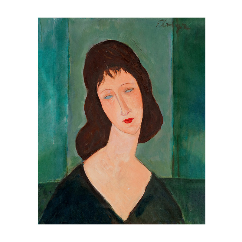 纯手绘莫迪里阿尼北欧美人物油画