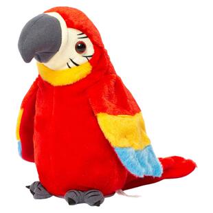 会说话的鹦鹉毛绒玩具电动可遥控唱歌教小孩子学说话婴儿复读玩偶