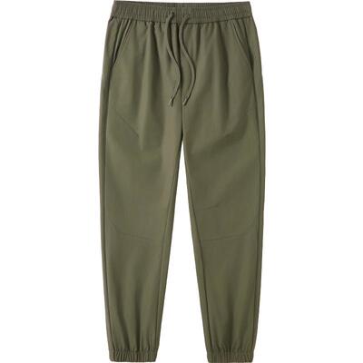 骆驼男装束脚休闲裤男2025新款春夏防泼水轻薄透气弹力户外运动裤