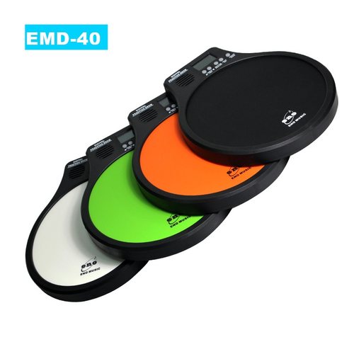 批发eno伊诺EMD40哑垫架子鼓电子计数器节拍器带10套装哑寸鼓鼓