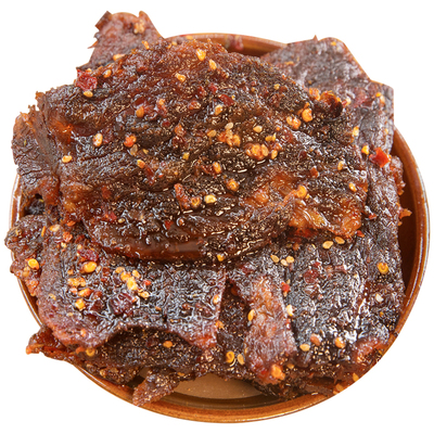 四川特产火边子牛肉嚼劲十足追剧