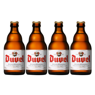 【督威】三花黄金6.66艾尔比利时进口330ml*24瓶整箱装精酿啤酒