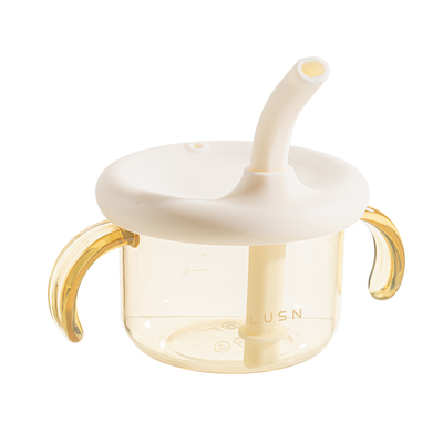 如山敞口学饮杯嘬口杯耐摔小水杯