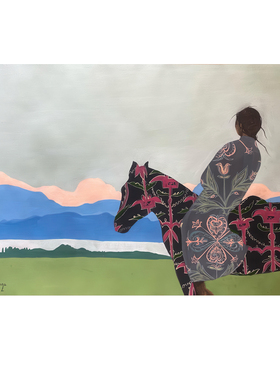 中古风人生如旷野高级高艺术海报轻奢装饰画未装裱可替换挂画画芯