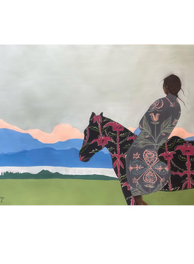 中古风人生如旷野高级高艺术海报轻奢装饰画未装裱可替换挂画画芯