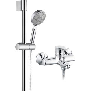 摩恩单把手挂墙式淋浴花洒套装多功能简易花洒套装淋浴器97132